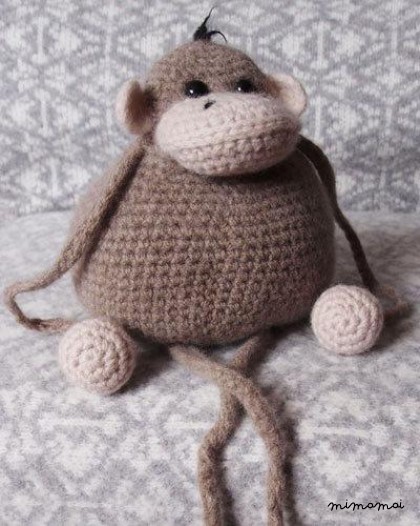 MONKEY AMIGURUMI CROCHET KIT