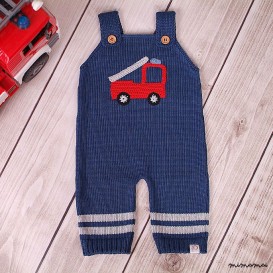 Pantaloni da bambino pagliaccetto Abito vettore del fuoco