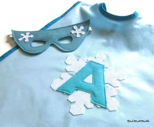 Personalizzato del fiocco di neve Cape - Ice Queen Cape - - Princess Cape - Regina delle nevi
