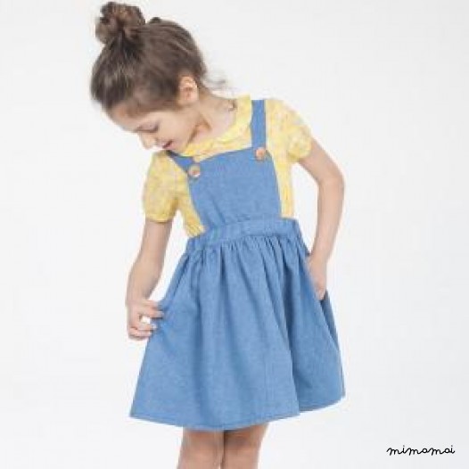 Denim Pinafore dress