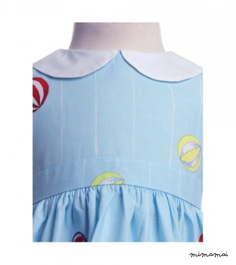 Millie Dress Circus Spearmint Blue