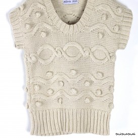 Chai latte handknit