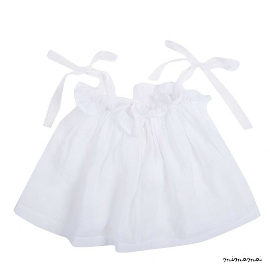 Baby viscose shirt, Baby summer top, Baby set, Baby girl top, Baby girl white shirt