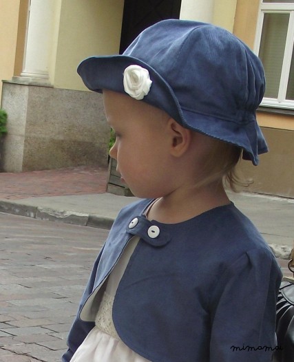 Natural cord occacional girl's hat