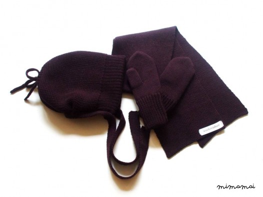 Children's knitted merino wool scarf/woolen scarf/toddler scarf