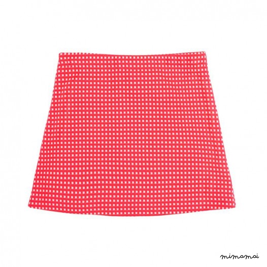 Flap Pocket Skirt pink
