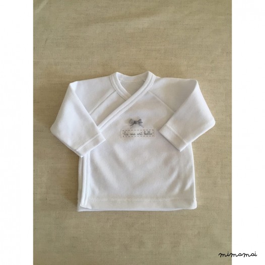 Camiseta cruzada La vie est belle