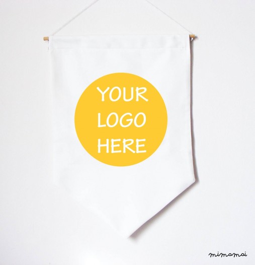 CUSTOM LOGO WALL BANNER