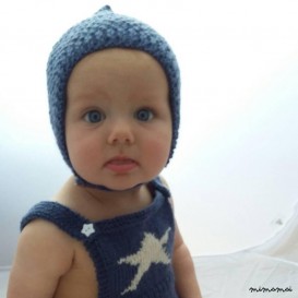 Baby boy hat, baby girl hat, knitted baby pixie cap, baby gift