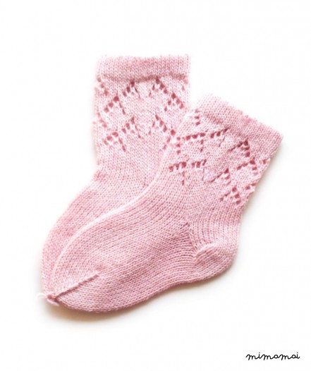Babies/Children's knitted lambswool Lace Socks/stockings