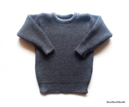 Babies/Children's merino wool sweater with oak buttons/jumper/cardigan/toddlers/pullover/crew neck