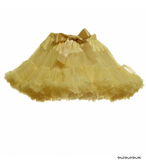 Girls Petticoat Tutu in Mustard