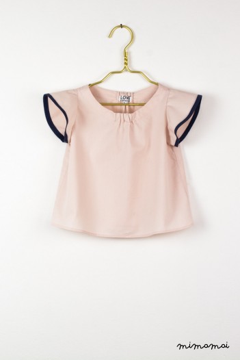 Clea blouse in light pink