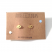 Cloud and star earrings - Gold