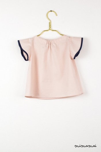Clea blouse in light pink