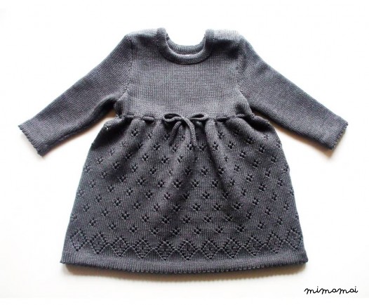 Babygirls/Girls knitted Merino wool lace Dress/outfit