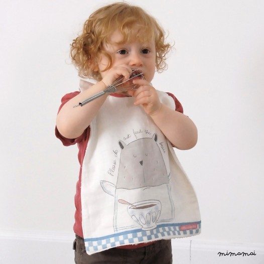 Large elasticated bib Bernard