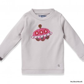Pullover PATTI UFO light grey
