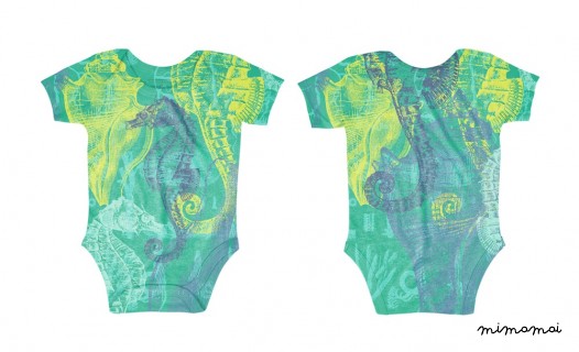 Sea Horses Onesie