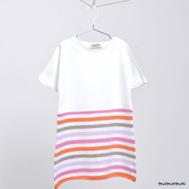 Abito Ciliegia Latte Multicolor