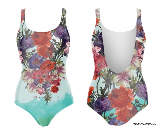 GIRLS - Whale Flowers Bodysuit Kids
