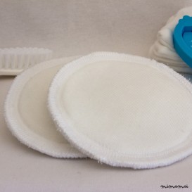Lot of 2 tencel (eucalyptus) organic washable nursing pads