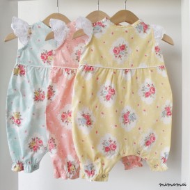 Yellow Floral Romper suit