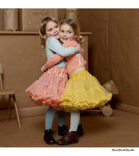 Girls Petticoat Tutu in Mustard